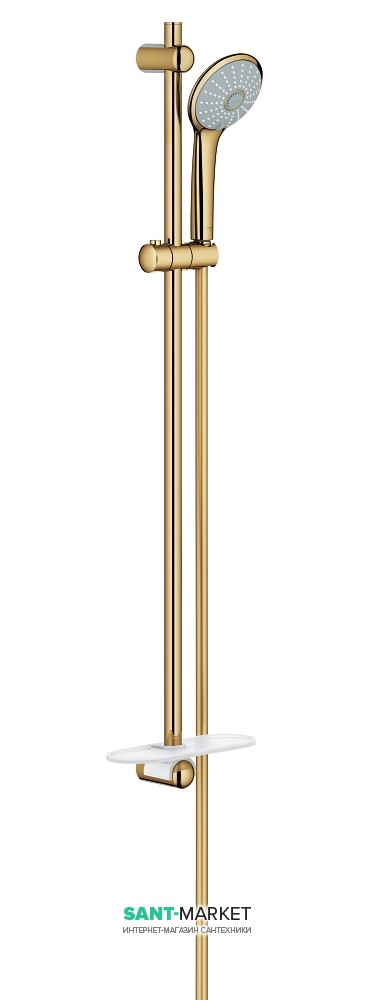 Душовий гарнітур зі штангою Grohe колекція Euphoria з мильницею прохолодний світанок 27226GL1