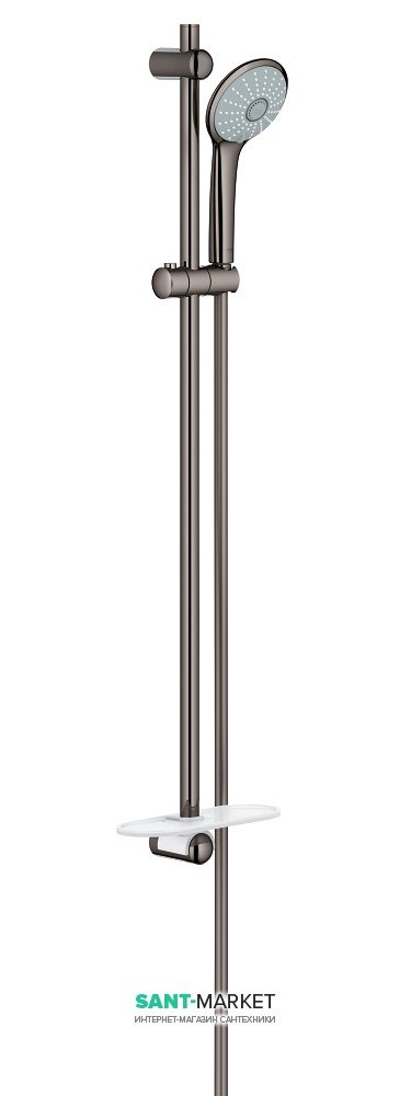 Душевой гарнитур со штангой Grohe коллекция Euphoria с мыльницей графит 27226A01