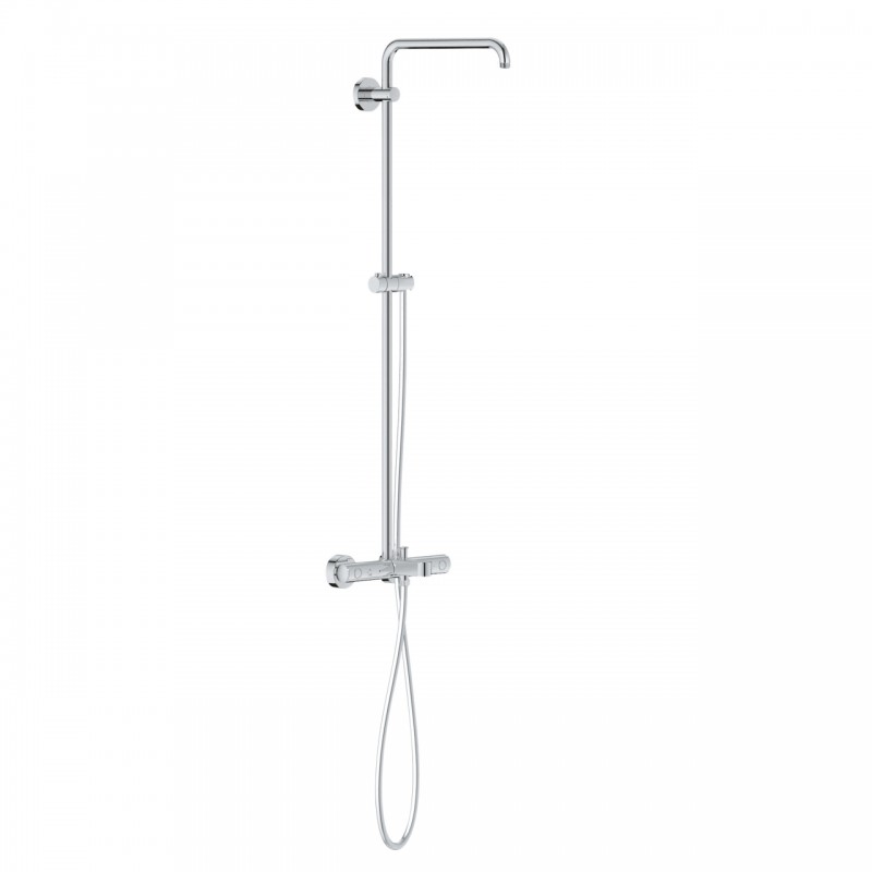 Душова система Grohe Euphoria з термостатичним змішувачем для ванни (без верхнього і ручного душів) хром 26243000