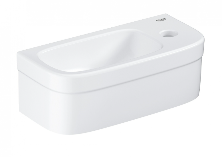 Раковина для ванної підвісна Grohe Euro Ceramic 37 см з гігієнічним покриттям альпін-білий 3932700H