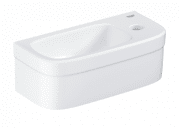 Раковина для ванной подвесная Grohe Euro Ceramic 37 см с гигиеническим покрытием альпин-белый 3932700H