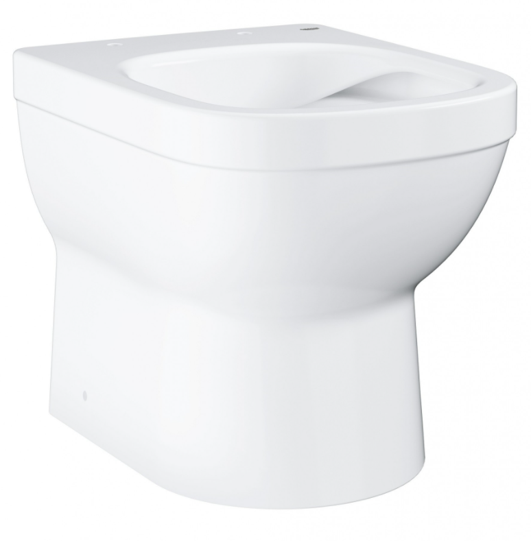 Унитаз напольный приставной Grohe Euro Ceramic с гигиеническим покрытием (без сиденья) альпин-белый 3932900H