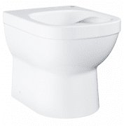 Унитаз напольный приставной Grohe Euro Ceramic с гигиеническим покрытием (без сиденья) альпин-белый 3932900H