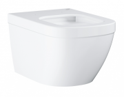 Унитаз подвесной Grohe Euro Ceramic с гигиеническим покрытием (без сиденья) альпин-белый 3932800H