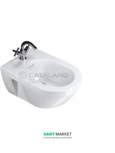 Биде подвесное Catalano CANOVA ROYAL 36х55 см 1 отв. под смеситель белое 1BSCRN00