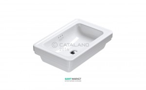 Раковина для ванной накладная Catalano Canova Royal без отв. под смеситель 60х46 см белая 160ACV00