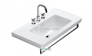 Раковина для ванной подвесная Catalano Canova Royal 90x50 см 1 отв. под смеситель  белая 190CV00