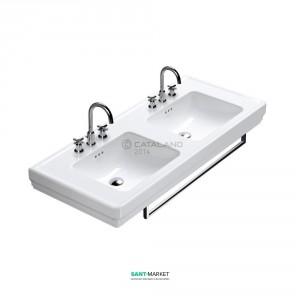 Раковина для ванной подвесная Catalano Canova Royal 125x54 см 2 отв. под смеситель  белая 1125CV00