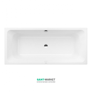 Ванна акрилова прямокутна Villeroy & Boch колекція Avento Duo 170x75х44 біла UBA170AVN2V-01