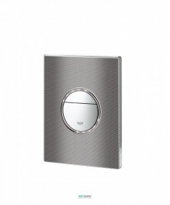 Кнопка змиву Grohe для унітазу Grohe Nova Cosmopolitan Print (3 режими змиву) хром / чорна графіка 38847XG0