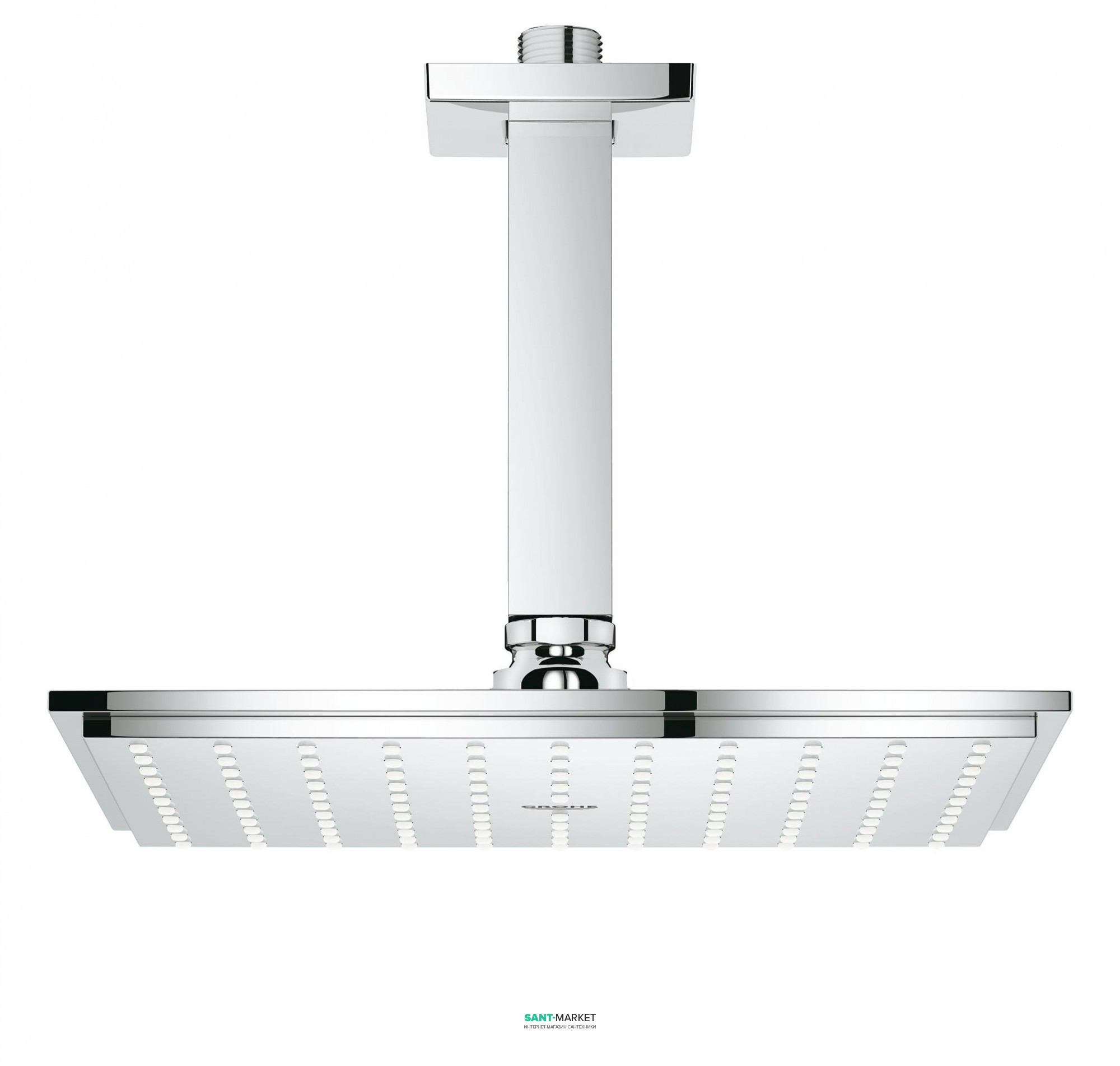 Верхний душ с тропическим душем Grohe Rainshower Allure 210 мм хром 26055000