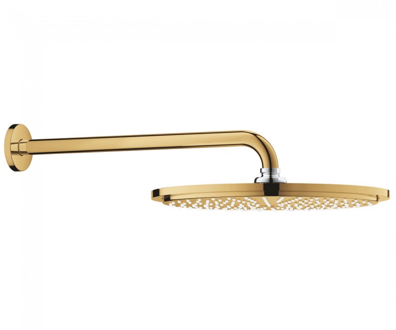 Верхній душ з тропічним душем Grohe колекція Rainshower Cosmopolitan холодний світанок 26066GL0