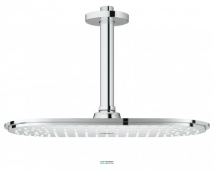 Верхний душ с потолочный кронштейном Grohe Rainshower Cosmopolitan Metal 30х15 хром 26069000