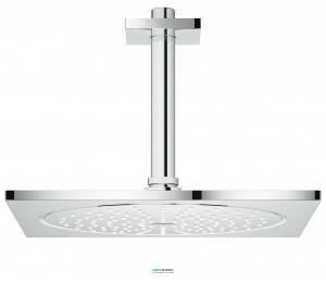 Верхній душ з стельовий кронштейном Grohe Rainshower F-series 25.4х25.4см з обмеженням витрати води хром 26071000