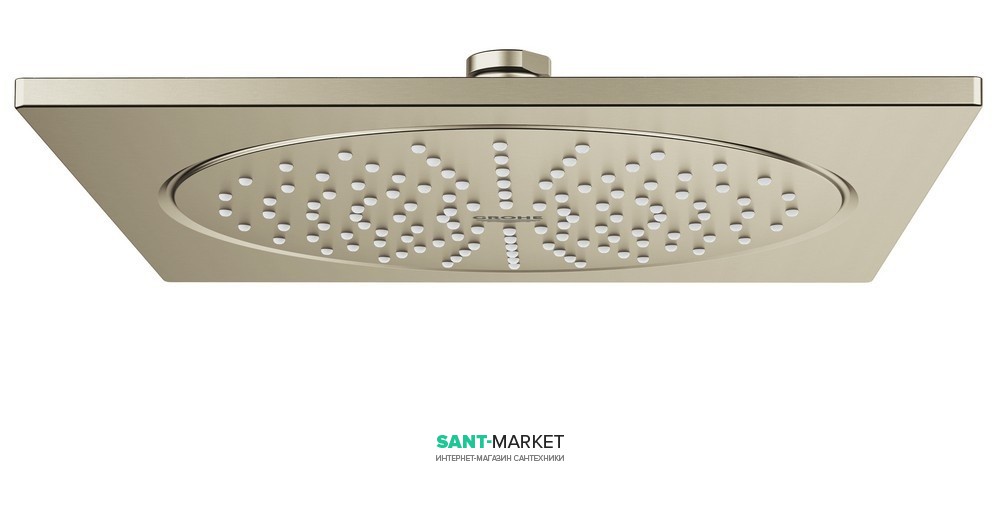 Лейка для верхнего душа с тропическим душем Grohe коллекция Rainshower F-Series никель 27271EN0