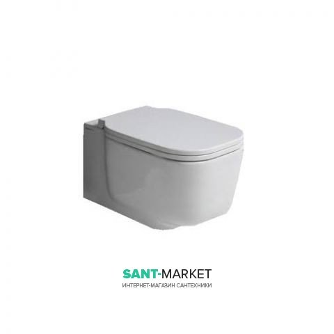 Унитаз подвесной Cielo CubiKa 36x55x30 см белый CUVS