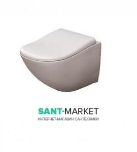 Біде підвісне Cielo Fluid з отвором під змішувач білий FLBS