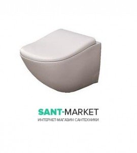 Биде подвесное Cielo Fluid с отверстием под смеситель белый FLBS