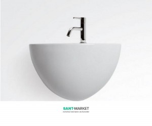 Раковина для ванной подвесная Cielo  Le Giare 56x45x35 см 1 отв. под смеситель белая матовая  LGLS56/TL