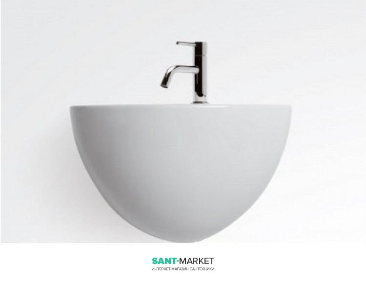 Раковина для ванной подвесная Cielo  Le Giare 56x45x35 см 1 отв. под смеситель белая матовая  LGLS56/TL