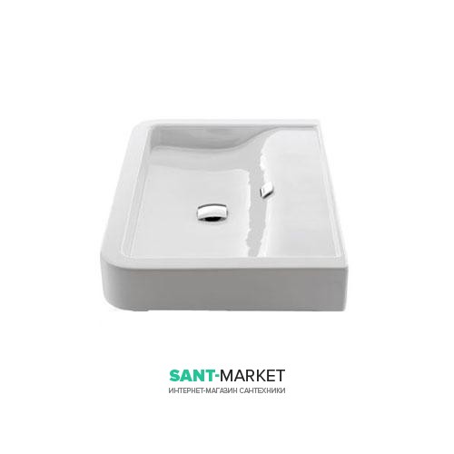 Раковина для ванной накладная Cielo  OPERA 70x52 см 1 отв. под смеситель белая OPLA70