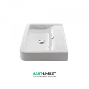 Раковина для ванної накладна Cielo OPERA 70x52 см 1 відп. під змішувач біла OPLA70
