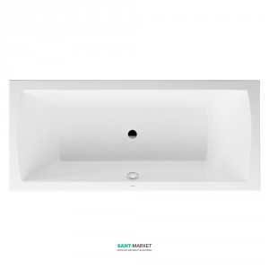 Ванна акриловая прямоугольная Duravit Daro  180x80x46 белая 700028000000000