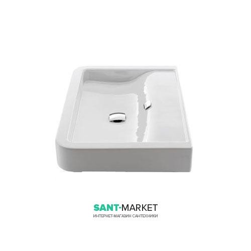 Раковина для ванної накладна Cielo OPERA 70x52 см 1 відп. під змішувач біла OPLA70
