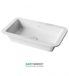 Раковина для ванної накладна Cielo OPERA 64x13 см 1 відп. під змішувач біла OPLA64