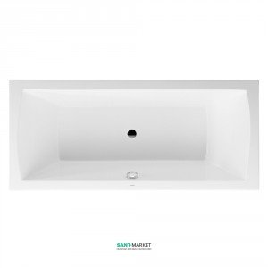 Ванна акрилова прямокутна Duravit Daro 180x80x46 біла 700028000000000