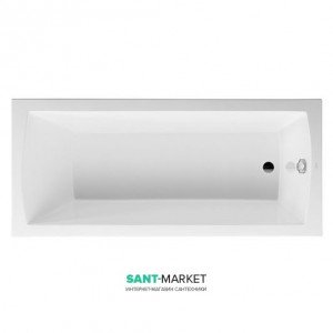 Ванна акриловая прямоугольная Duravit Daro  170x75x46 белая 700027000000000