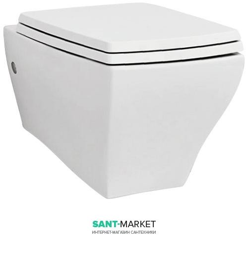 Унітаз підвісний ArtCeram Jazz 360х540 см білий JZV001 + Кріплення для підвісного унітазу ArtCeram