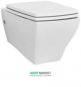 Унітаз підвісний ArtCeram Jazz 360х540 см білий JZV001 + Кріплення для підвісного унітазу ArtCeram