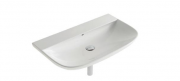 Раковина для ванной подвесная Globo STOCKHOLM 80x50x12 см без отверстий под смеситель белая  LA080.BI