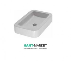 Раковина для ванной подвесная Globo STONE  60x40x12 см без отверстий под смеситель белая  SS060.BI