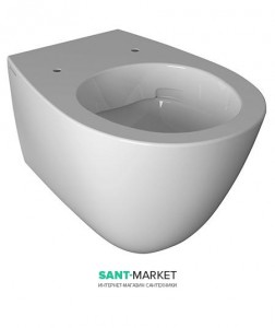 Унітаз підвісний Globo BOWL 55х38 білий SBS05.BI