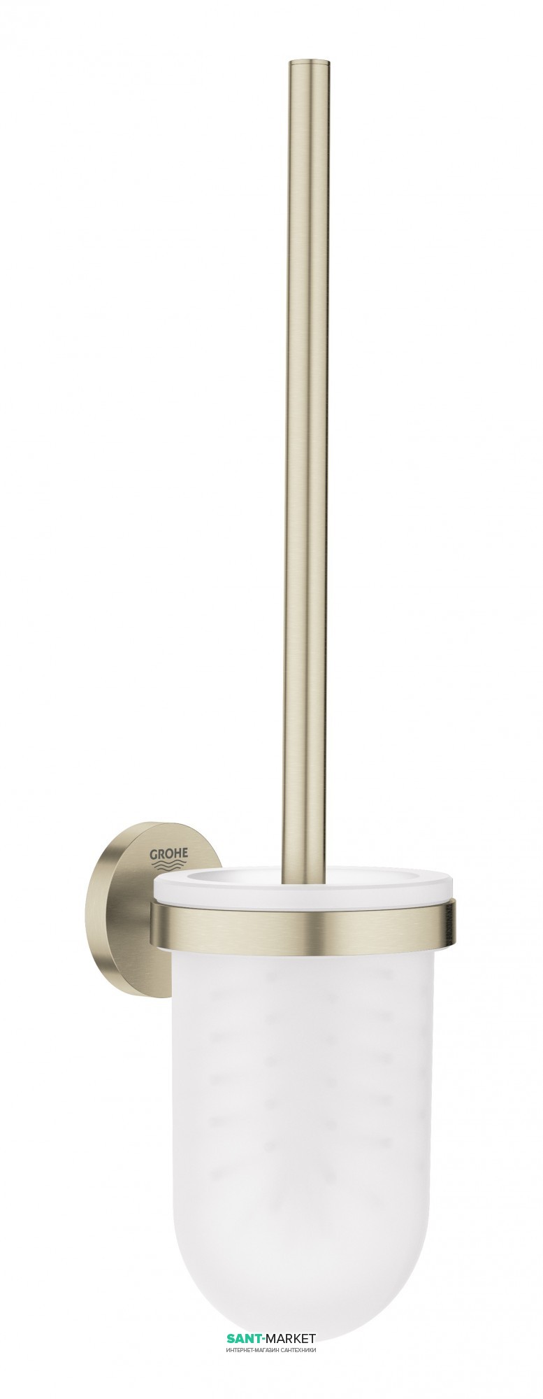 Туалетний йоржик скляний Grohe Essentials нікель 40374EN1