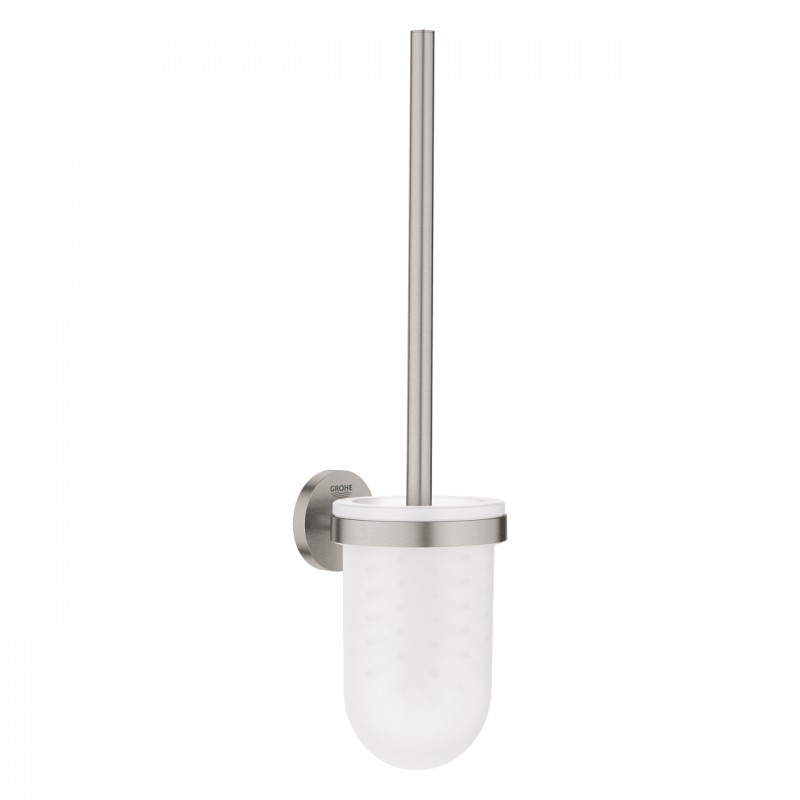 Туалетный ёршик стеклянный Grohe Essentials суперсталь 40374DC1