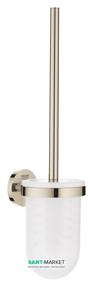 Туалетный ёршик стеклянный Grohe Essentials полированный никель 40374BE1