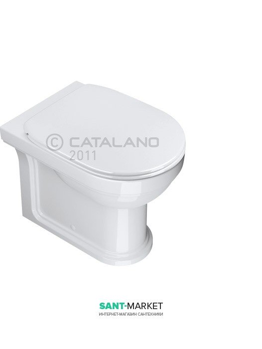 Унітаз підлоговий компакт Catalano CANOVA ROYAL 36х53 см білий 1VPCR00