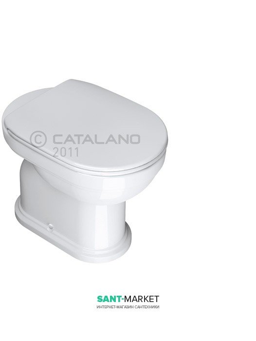 Унитаз напольный компакт Catalano CANOVA ROYAL 36х53 см под бачок белый 1VACV00