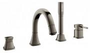 Смеситель однорычажный на борт ванны с душем Grohe Grandera графит 19936A00