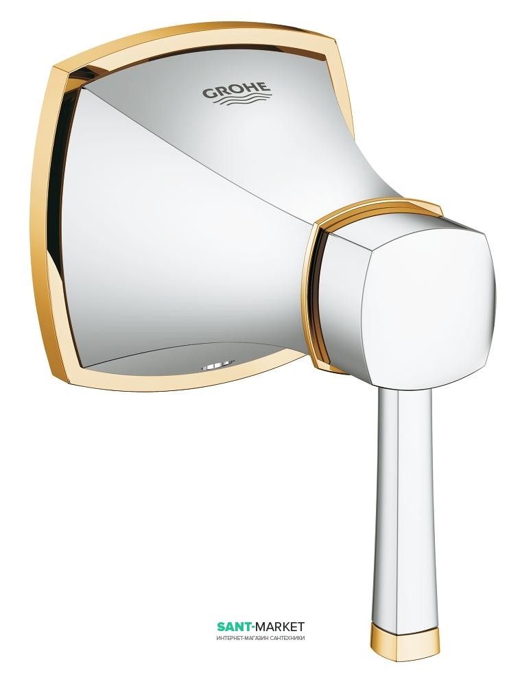 Внешняя панель Grohe Grandera для встраиваемых вентилей хром/золото 19944IG0