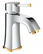 Смеситель для раковины однорычажный Grohe Grandera хром/золото 23310IG0