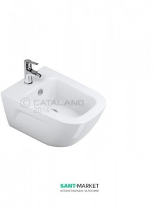 Биде подвесное Catalano  NEW LIGHT 37х53 см 1 отв. под смеситель белое 1BSLIR00