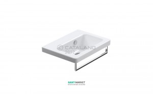 Раковина для ванной подвесная Catalano  NEW LIGHT 45x34 см  без отв. под смеситель белая 145LI00