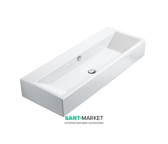 Раковина для ванной подвесная Catalano VERSO 120x46 см без отв. под смеситель  белая 112VN00