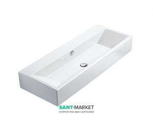 Раковина для ванной подвесная Catalano VERSO 120x46 см без отв. под смеситель  белая 112VN00