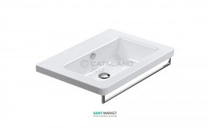 Раковина для ванної підвісна Catalano NEW LIGHT 67x48 см без відп. під змішувач біла 167LI00