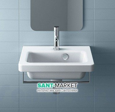 Раковина для ванной подвесная Catalano  NEW LIGHT 55x48 см  без отв. под смеситель белая 155LI00